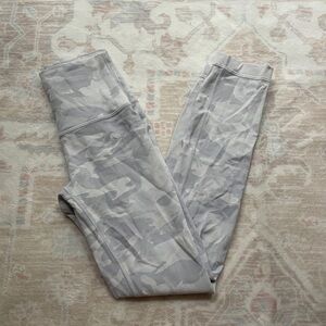 Lululemon Gray Camo Leggings